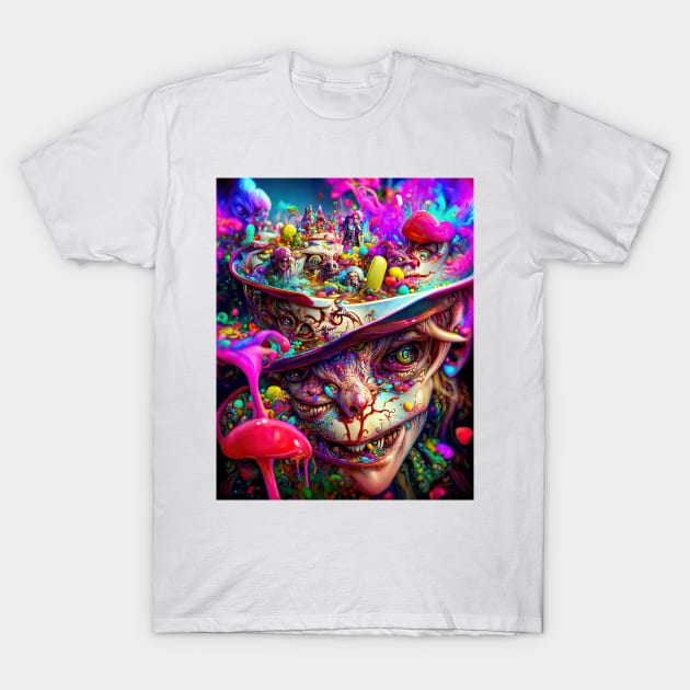 Fear And Loathing In Wonderland #61 T-Shirt by aetherialdnb